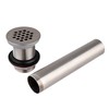 Grid Drain Strainer Assembly Without Overflow for Bathroom Sink, C.O.