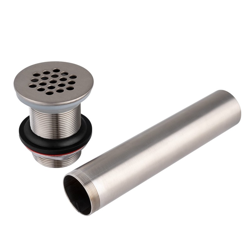 Grid Drain Strainer Assembly Without Overflow for Bathroom Sink, C.O.