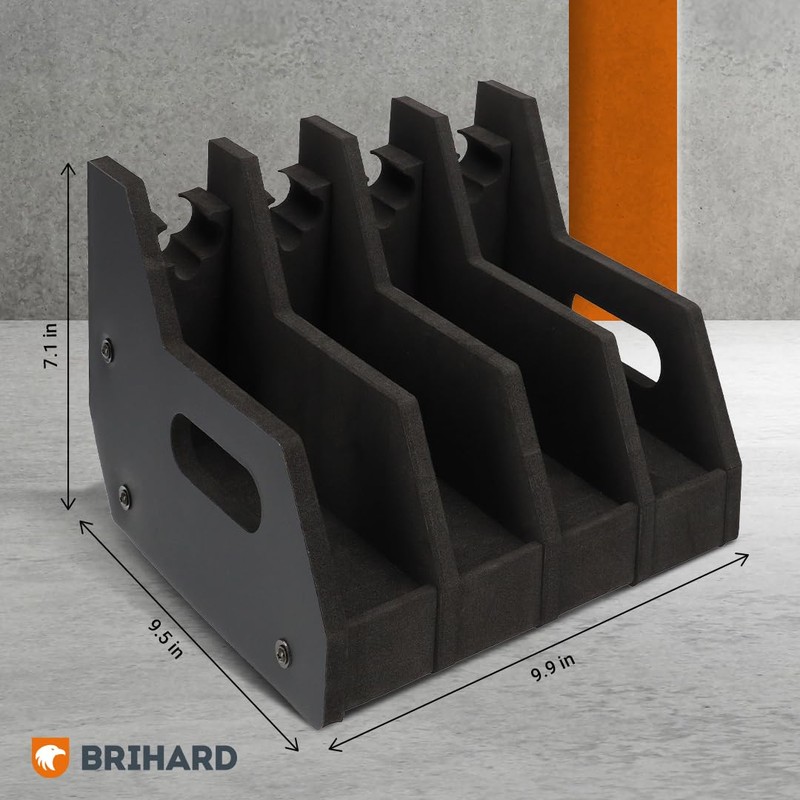 Brihard Advanced Foam Pistol Rack (4 Holders) - Short Gun