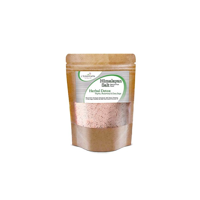 Himalayan Pink Bath Salt Soak 100g – Herbal Detox with