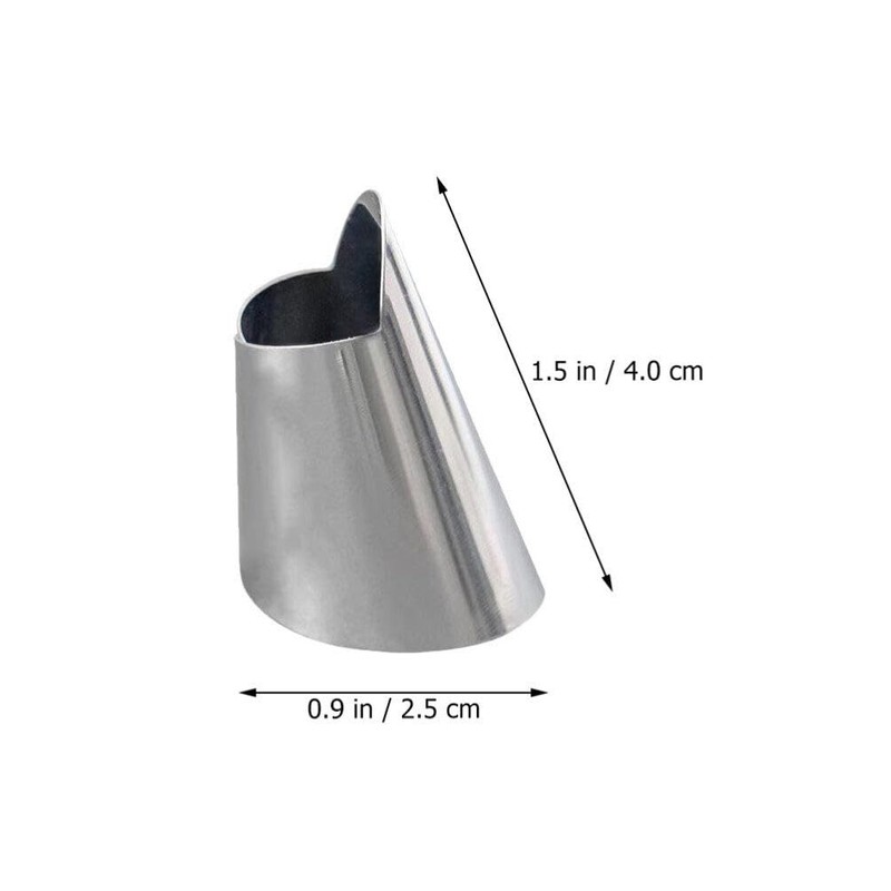 Healvian Nut Chopper 10pcs Finger Guards for Cutting Chopping Finger