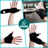 SEVEN MINE Muñequera Boomerang con Soporte en el Pulgar (Talla