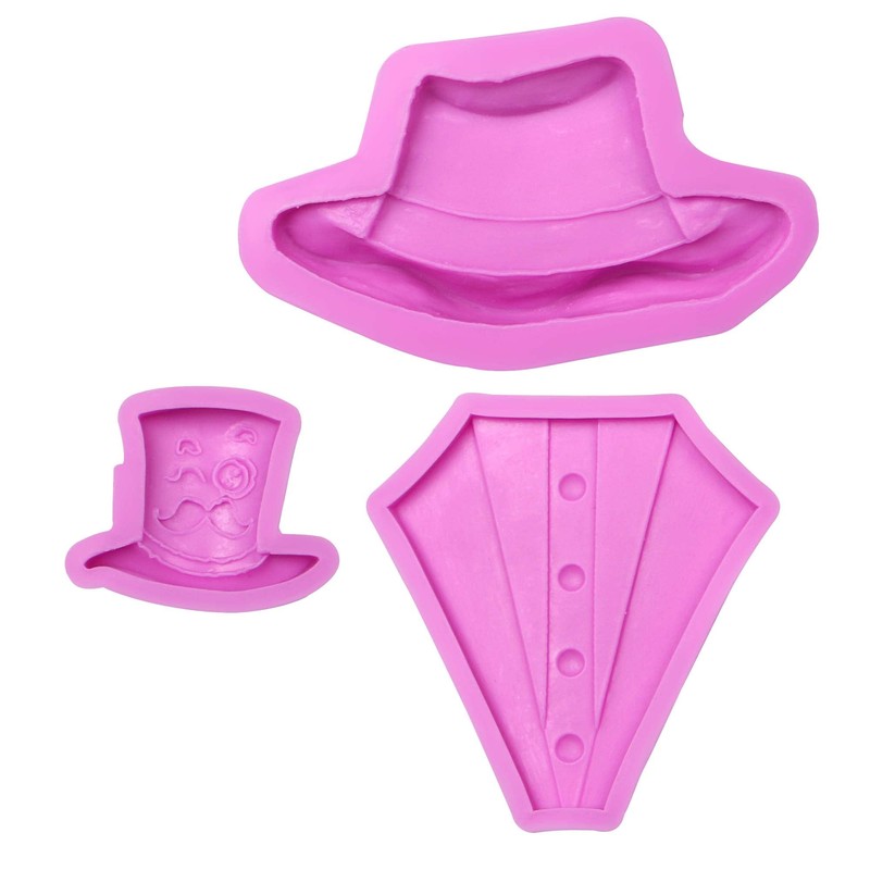 Moldes de fondant para hombre m75