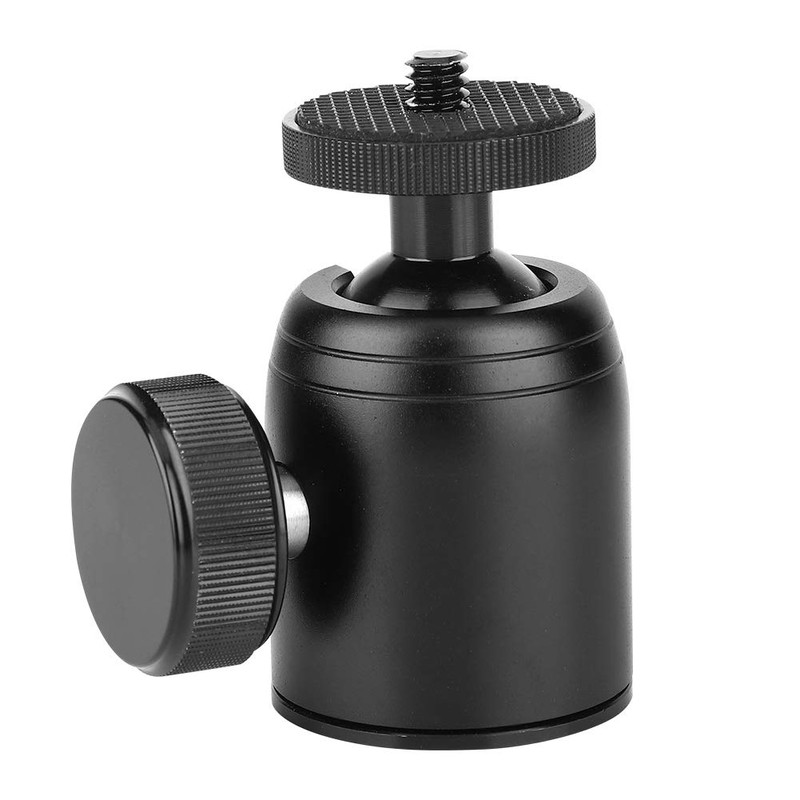 Denash Camera Ball Head, Aluminum Alloy Wearresistant Monopod Ball Head,