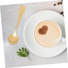 KICHOUSE -Plated Sugar Shell Spoons 4pcs Stainless Steel Spoons for