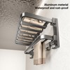 VOLPONE Bathroom Towel Rack with Double Towel Bar Foldable Towel