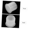 LABRIMP 100pcs Clear Plastic Stoppers for Wine Bottles Shaker Plugs