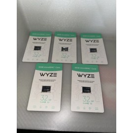 Wyze Lot Of 5 WYZE Camera 32GB microSDHC Cards