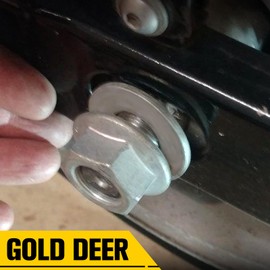 GOLD DEER 270Pcs Stainless Steel Flat Washers Assortment Kit 8 Sizes 1/2" 3/8" 5/16" 1/4" 12# 10# 8# 6# Fender Washers Assortment Set Assorted Hardware Lock Metal Washers Kit for Home Factories