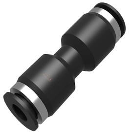 Utah Pneumatic 1/4 Air Line Fittings Straight Push To Connect Air Hose Fittings Quick Connect Pneumatic Fittings 10 Pack