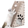 Mittimiya Cat Scratcher, Triangle Felt Cat Scratcher(Cat House), Vertical Integrated