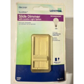 Leviton Decora Slide Dimmer 600W Ivory 6631 New In Package