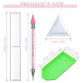 ZYNERY 3 PCS Wax Pen, Diamond Painting Pens No Wax Needed Self-Stick Drill Pens, Diamond Art Pens for DIY Crafts Painting Cross-Stitch Nail Art