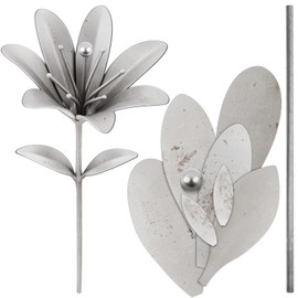 Zonon 3D Flower Welding Practice Kit for Beginners DIY 201 Stainless Steel Welding Coupons, Training Metal Suitable for Tig, Mig, Gas, Arc, Rod, Practice Kit(7.87in/20cm,3D Lily Flower)