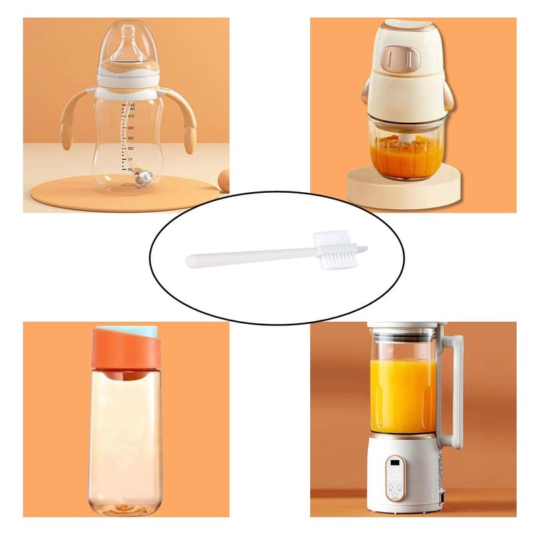 NentMent 6 Pack Juicer Machines Cleaning Brush 3 Side Bristles