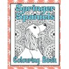Springer Spaniels Colouring Book: Dog lovers gifts for women