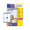 Avery Printable, Customisable Address Mailing Labels, Laser Printers, 4 Labels