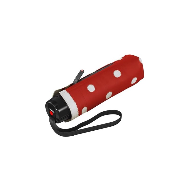 Knirps T.020 Pocket Umbrella 19.5 cm Dot Art Red, One