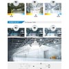 IDO LED Garage Lights Ceiling Fixture - 40W/60W/80W 11200Lm Super