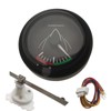 Maisutseb Boat Rudder Angle Meter,52mm Waterproof Rubber Angle Indicator,0-190ΩSignal Marine