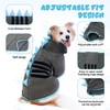 HezzLuv Microfibre Dog Bathrobe, Quick Drying, Adjustable Dog Towel, Extra