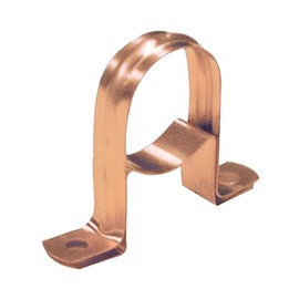 Bag of 2-15mm Copper Pipe Saddle Clip with Spacer (Also Available in 22mm and 28mm)