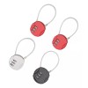 SANBREVE 4 Piezas Candados De Combinación Mini Casillero Por Mochila