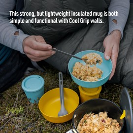 Sea to Summit Passage 16 Ounce Insulated Camp Mug, Spicy Orange