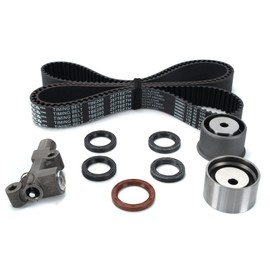 MPLUS Timing Belt Kit & Hydraulic Tensioner fits For Dodge 1991-1996 Stealth 3.0L Eng Code "6G72T", (24 Valve), Eng Code "6G72", For Mitsubishi 1991-1999 3000GT 3.0L, 1991-1999 3000GT 3.0L