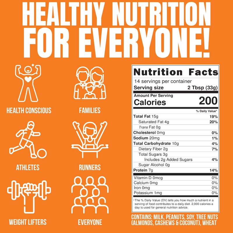 Fit Butters Caramel Fudge Coconut Cookie Cashew Almond Butter Spread,