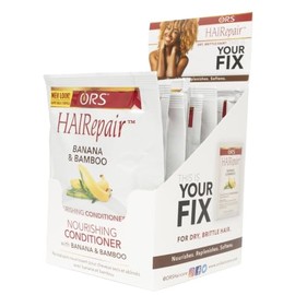 ORS HAIRepair Banana and Bamboo Nourishing Conditioner for Dry and Brittle Hair 1.75 Ounces (Pack of 12)