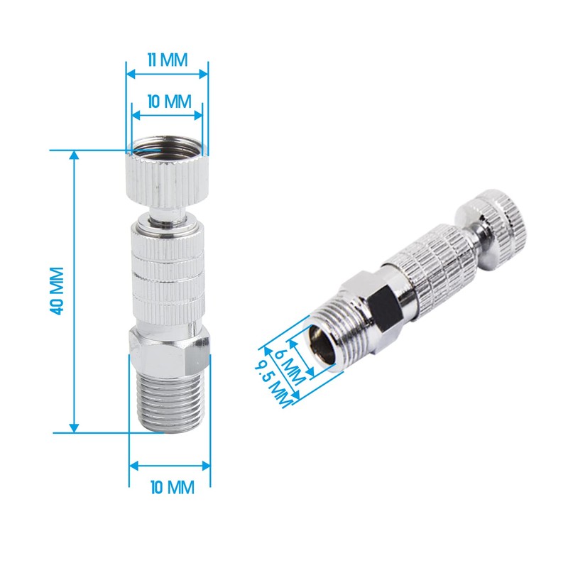 Fengda Airbrush Quick Release Disconnect with G1/8" 4PCS Male Fittings