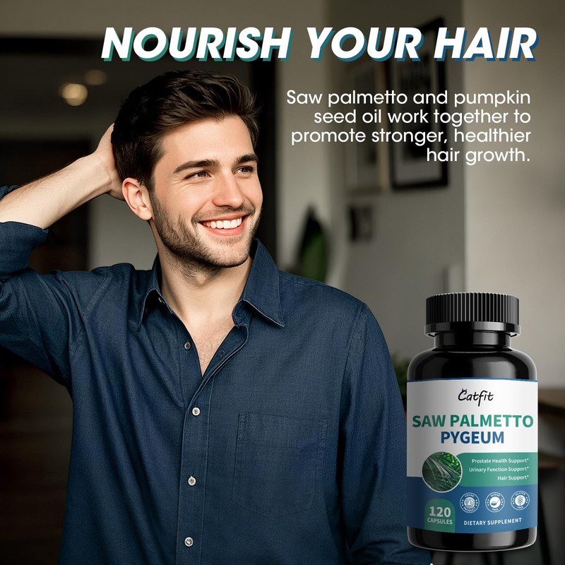 Prostate Health Supplements for Men - Saw Palmetto for Men