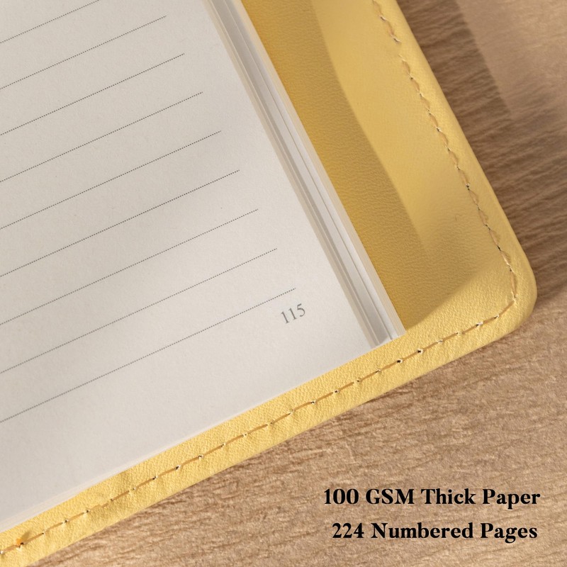 MGGAO Diary with Lock, A5 Lined Journal with Pen and