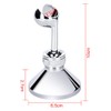 Shower Head Holder, Queta Adjustable Cooper Shower Bracket Chrome Plated
