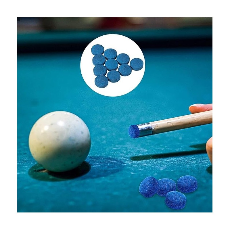 30Pieces Billiard Pool Cue Tips Pool Cue Tips Replacement Kit