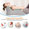 Memory Foam Ergonomic Prone Reading Wedge Pillow Light Gray