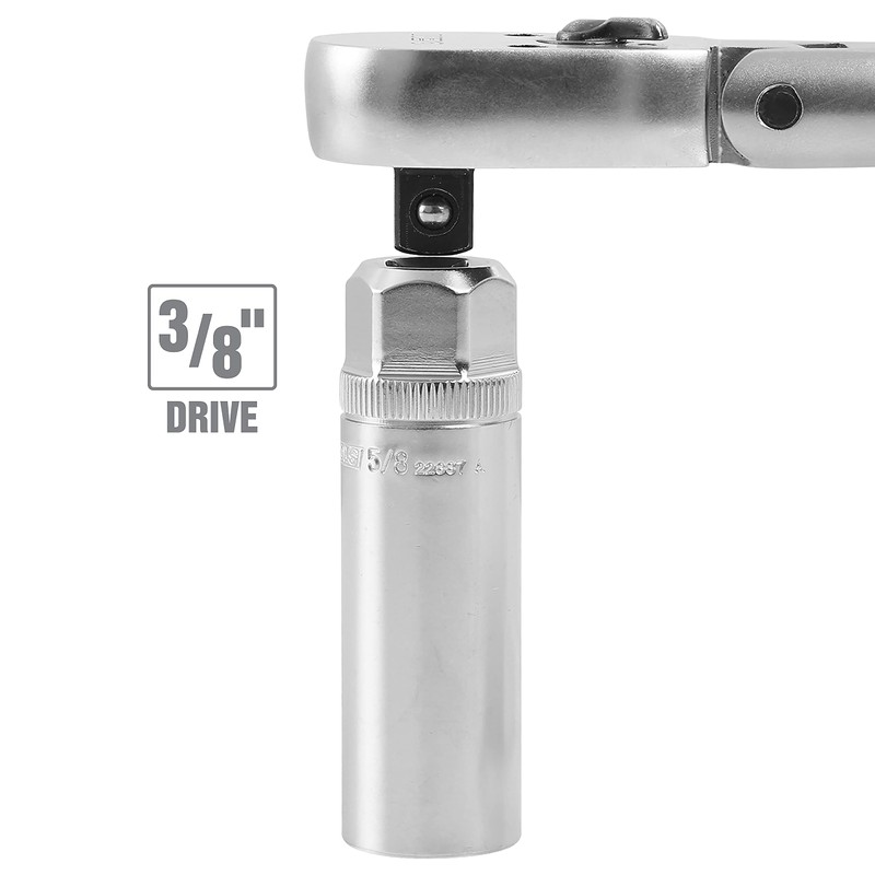 OEMTOOLS 22887 5/8 Spark Plug Socket, 3/8 Drive Magnetic Spark