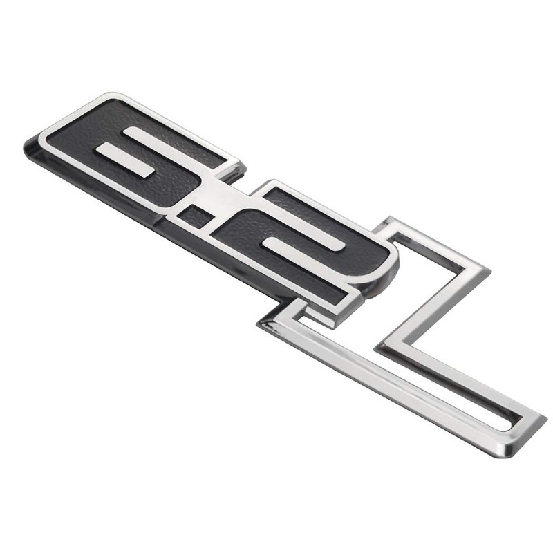 2pcs 6.2L Emblems Side Fender 3D Decals Badge Replacement for