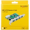 Delock PCIe USB 3.0 4 port NEC chipset