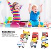 12pcs Wooden Mini Trucks Forward Backward Promote Cognitive Kids Educational