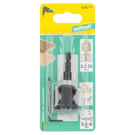 wolfcraft Screw Starter With Countersink and Depth Stop I 4392000 I Drilling and countersinking in one step