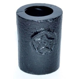 1 1/4" Pentagram cast iron chime holder