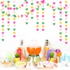 Hawaii Pool Party-Decorations Love-Heart Garland - 52Ft Tropical Jungle Birthday