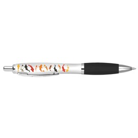 DV DESIGN 1 x Koi Carp Black Pen - Fish Animals Cartoon Stationary School Equipment Teacher Friend Kids Girls Boys Christmas Birthday #80718