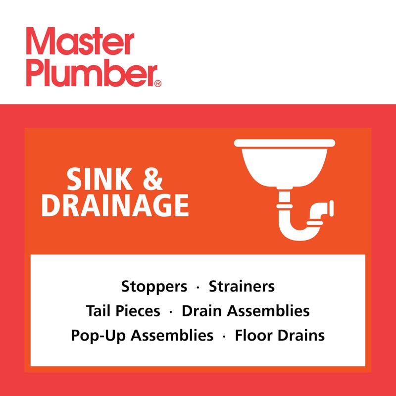Master Plumber 344, Pop-Up Stopper, Fits Pop-Up Drains, Replacement for