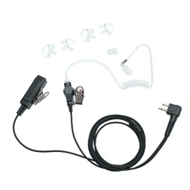 Sarcia Earpiece Headset MIC PTT 2 Pin for Motorola CP200 CP200D CP185 Rdm2070d Mag One Bpr40 walkie Talkie 2 Way Radio with Acoustic Tube