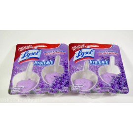 Lysol 2 Lysol LAVENDER FIELDS SCENT Hygienic Automatic Toilet Bowl Cleaner pck 4 total
