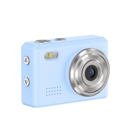 SACCONNECT SMC01-BL Mini Camera, Digital Camera, Small Digital Camera, Sending to Smartphone, Fixed Focus, Approx. 1 Million Pixels, 720P HD, Video, 0.96-inch LCD Screen, USB Type-C and Android