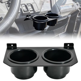 SAUTVS Dash Cup Holder Drink Bottle Holder with Mounting Bracket Compatible with Honda Pioneer 1000-3 1000-5 1000-6 2016-2025 Accessories, Large Capacity